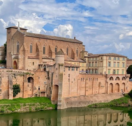 Gaillac & Abbey St-Michel from across the river by Susan Ince - Novice - Award of Merit