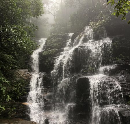Australian Waterfall in Mist by Dawn Tattle - Novice - Honourable Mention