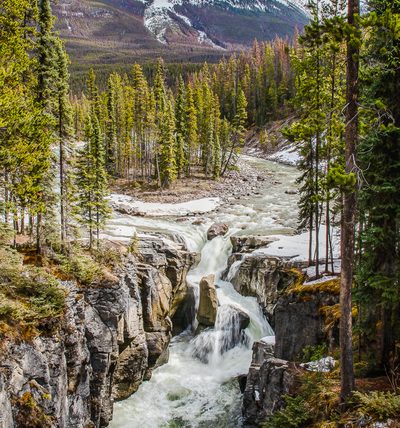 Cascading Mountain Stream in Spring by Jennifer Allen - Advanced - Honourable Mention