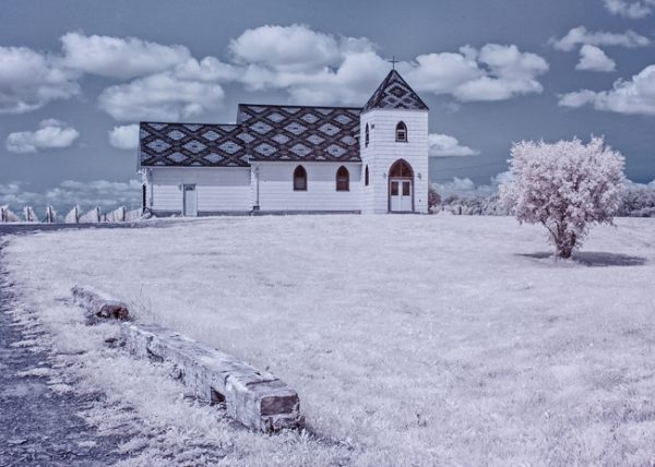 Old Wooden Church - infrared by Bel Remedios - Honourable Mention