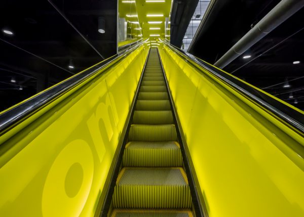 The Yellow Escalator by Catherine AuYeung - Award of Merit