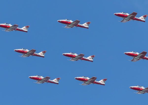 Snowbirds in Flight by Alkesh Sood – Honourable Mention