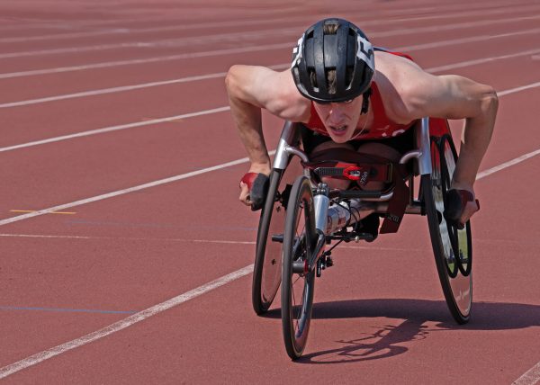 Para Wheelchair Racer by Betty Chan – Award of Merit
