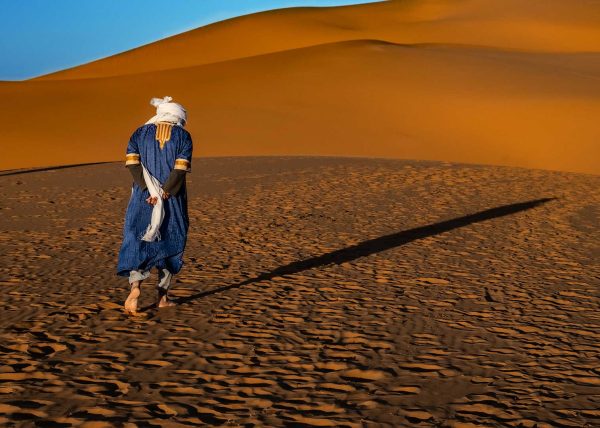 Walking the Sahara at Sunrise by Cheryl Powers - Honourable Mention